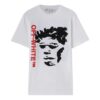 Off-White Men’ s FW22 Pattern Printing Round Neck Pullover Short Sleeve Version White T-Shirt