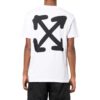Off-White Men’ s FW22 Pattern Printing Round Neck Pullover Short Sleeve Version White T-Shirt
