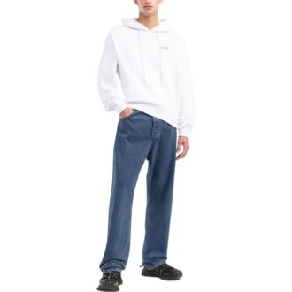Off-White Men’ s FW22 Printing Casual Hooded Long Sleeves Version White