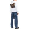 Off-White Men’ s FW22 Printing Casual Hooded Long Sleeves Version White