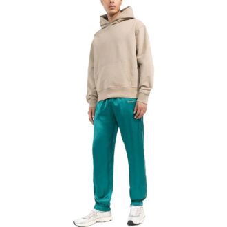 Off-White Men’ s FW22 Satin Elastic Waistband Bundle Feet Sports Pants/Trousers/Joggers Version Green Off-White Men’ s FW22 Satin Elastic Waistband Bundle Feet Sports Pants/Trousers/Joggers Version Green