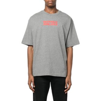 Off-White Men’ s FW22 Slogan Printing Round Neck Short Sleeve Ordinary Version Gray T-Shirt Off-White Men’ s FW22 Slogan Printing Round Neck Short Sleeve Ordinary Version Gray T-Shirt