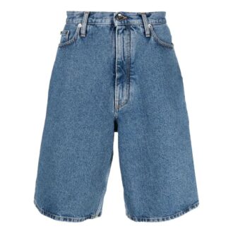 Off-White Men’ s FW22 Solid Color Arrow Pattern Denim Shorts Blue Off-White Men’ s FW22 Solid Color Arrow Pattern Denim Shorts Blue
