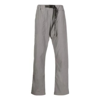 Off-White Men’ s FW22 Solid Color Belt Casual Long Pants/Trousers Gray Off-White Men’ s FW22 Solid Color Belt Casual Long Pants/Trousers Gray