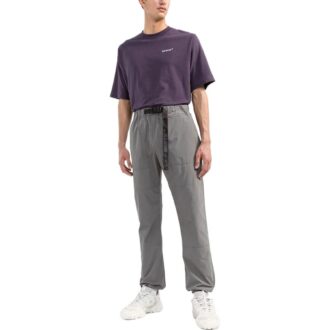 Off-White Men’ s FW22 Solid Color Belt Casual Long Pants/Trousers Gray Off-White Men’ s FW22 Solid Color Belt Casual Long Pants/Trousers Gray