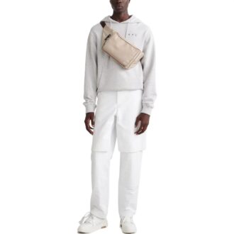 Off-White Men’ s FW22 Solid Color Casual Pants/Trousers Loose Fit White Off-White Men’ s FW22 Solid Color Casual Pants/Trousers Loose Fit White