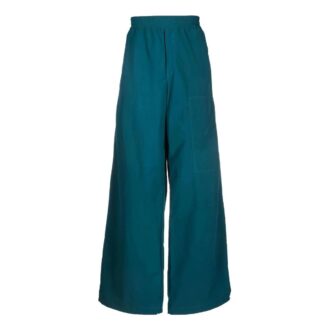Off-White Men’ s FW22 Solid Color Elastic Waistband Straight-Leg Casual Pants/Trousers Loose Fit Blue Off-White Men’ s FW22 Solid Color Elastic Waistband Straight-Leg Casual Pants/Trousers Loose Fit Blue