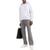 Off-White Men’ s FW22 Solid Color Hooded Long Sleeves Version Gray