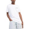 Off-White Men’ s FW22 Solid Color Logo Alphabet Printing Round Neck Short Sleeve White T-Shirt