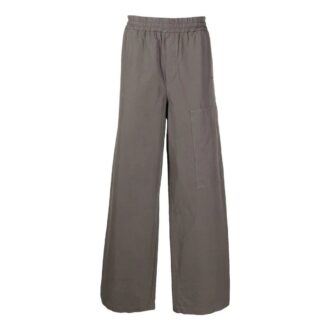Off-White Men’ s FW22 Solid Color Logo Embroidered Casual Pants/Trousers Loose Fit Gray Off-White Men’ s FW22 Solid Color Logo Embroidered Casual Pants/Trousers Loose Fit Gray
