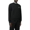 Off-White Men’ s FW22 Solid Color Logo Printing Round Neck Long Sleeves Version Black