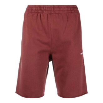 Off-White Men’ s FW22 Solid Color Logo Printing Sports Shorts Ordinary Version Red Off-White Men’ s FW22 Solid Color Logo Printing Sports Shorts Ordinary Version Red
