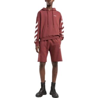 Off-White Men’ s FW22 Solid Color Logo Printing Sports Shorts Ordinary Version Red Off-White Men’ s FW22 Solid Color Logo Printing Sports Shorts Ordinary Version Red