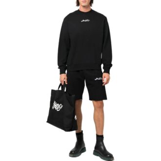 Off-White Men’ s FW22 Solid Color Logo Printing Straight Sports Shorts Ordinary Version Black Off-White Men’ s FW22 Solid Color Logo Printing Straight Sports Shorts Ordinary Version Black