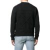 Off-White Men’ s FW22 Solid Color Logo Round Neck Long Sleeves Version Black