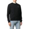 Off-White Men’ s FW22 Solid Color Logo Round Neck Long Sleeves Version Black