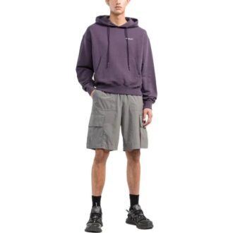 Off-White Men’ s FW22 Solid Color Multiple Pockets Belt Casual Shorts Gray Off-White Men’ s FW22 Solid Color Multiple Pockets Belt Casual Shorts Gray