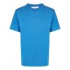 Off-White Men’ s FW22 Solid Color Printing Round Neck Short Sleeve Blue T-Shirt