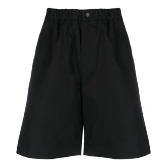 Off-White Men’ s FW22 Solid Color Straight Casual Shorts Loose Fit Black Off-White Men’ s FW22 Solid Color Straight Casual Shorts Loose Fit Black