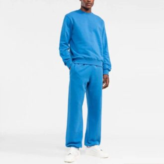 Off-White Men’ s FW22 Solid Color Stripe Bundle Feet Casual Long Pants/Trousers Blue Off-White Men’ s FW22 Solid Color Stripe Bundle Feet Casual Long Pants/Trousers Blue