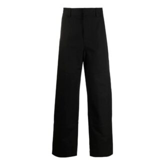 Off-White Men’ s FW22 Solid Color Stripe Printing Straight Casual Pants/Trousers Loose Fit Black Off-White Men’ s FW22 Solid Color Stripe Printing Straight Casual Pants/Trousers Loose Fit Black