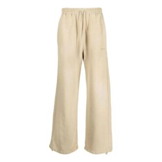 Off-White Men’ s FW22 Stripe Printing Drawstring Straight-Leg Casual Pants/Trousers Beige Off-White Men’ s FW22 Stripe Printing Drawstring Straight-Leg Casual Pants/Trousers Beige