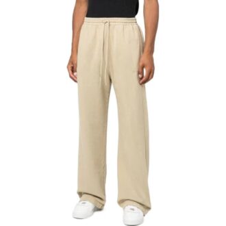 Off-White Men’ s FW22 Stripe Printing Drawstring Straight-Leg Casual Pants/Trousers Beige Off-White Men’ s FW22 Stripe Printing Drawstring Straight-Leg Casual Pants/Trousers Beige