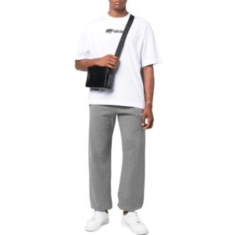 Off-White Men’ s FW22 Wave Diag Logo Stripe Bundle Feet Sports Pants/Trousers/Joggers Gray Off-White Men’ s FW22 Wave Diag Logo Stripe Bundle Feet Sports Pants/Trousers/Joggers Gray