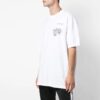 Off-White Men’ s Golden Ratio Yellow Gold Printing Short Sleeve White T-Shirt