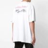 Off-White Men’ s Golden Ratio Yellow Gold Printing Short Sleeve White T-Shirt