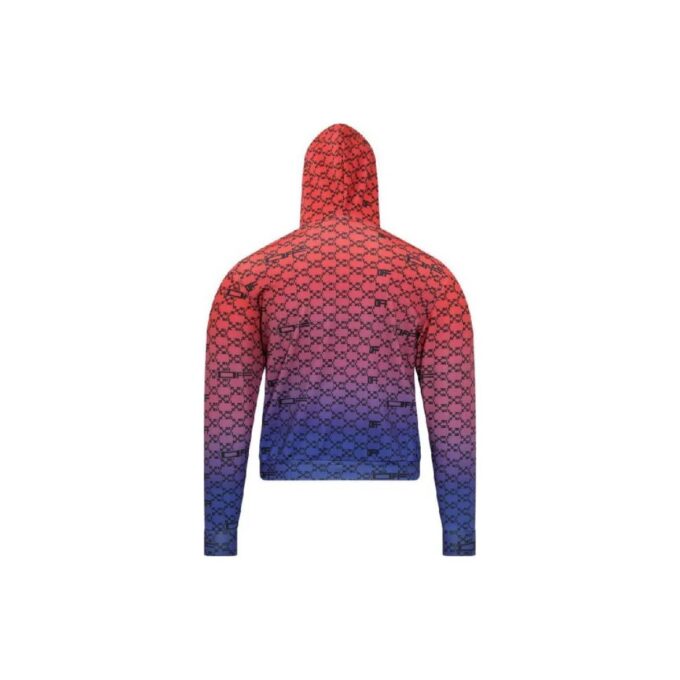 Off-White Men’ s Gradient Alphabet Red Blue