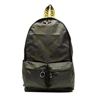 Off-White Men’ s Green Backpack Off-White Men’ s Green Backpack