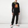 Off-White Men’ s Hands and Planet L/S Printing Long Sleeves Black T-Shirt