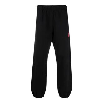 Off-White Men’ s Hands Off Red Arrow Sports Pants/Trousers/Joggers Loose Fit Black Off-White Men’ s Hands Off Red Arrow Sports Pants/Trousers/Joggers Loose Fit Black