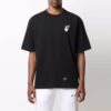 Off-White Men’ s Illustration Arrow Pattern Printing Short Sleeve Black T-Shirt