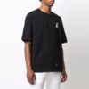 Off-White Men’ s Illustration Arrow Pattern Printing Short Sleeve Black T-Shirt