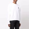Off-White Men’ s Logo Arrow Pattern Pullover Loose Fit White
