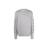 Off-White Men’ s Logo Embroidered Wool Sweater Gray