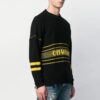 Off-White Men’ s logo Knit Round Neck Black