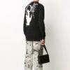 Off-White Men’ s logo Pattern Printing Black Tops