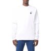 Off-White Men’ s Logo Pattern Printing Round Neck Long Sleeves Version White T-Shirt