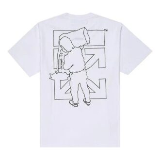 Off-White Men’ s Logo Pattern Printing White T-Shirt