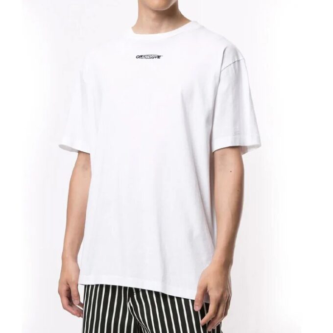 Off-White Men’ s Logo Pattern Printing White T-Shirt