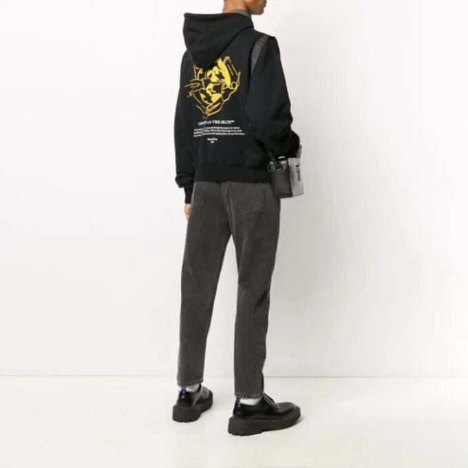 Off-White Men’ s Logo Printing Black