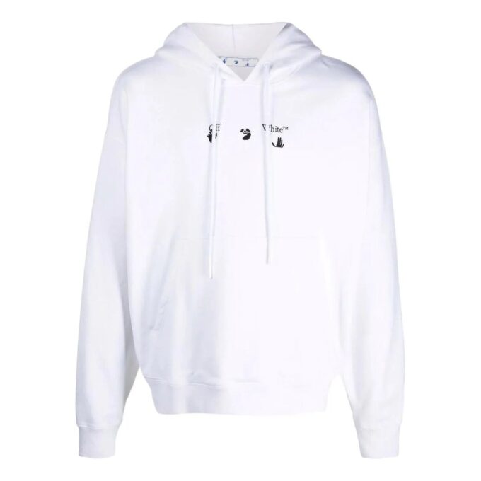 Off-White Men’ s Logo Printing Drawstring White