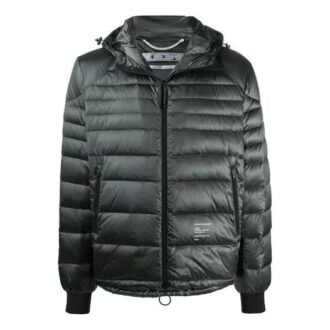 Off-White Men’ s logo Printing Gray Jacket