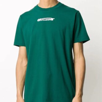 Off-White Men’ s logo Printing Green T-Shirt