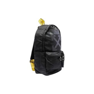 Off-White Men’ s Logo Printing Material Black Backpack