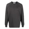 Off-White Men’ s Logo Printing Pattern Round Neck Pullover Long Sleeves Gray
