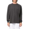 Off-White Men’ s Logo Printing Pattern Round Neck Pullover Long Sleeves Gray
